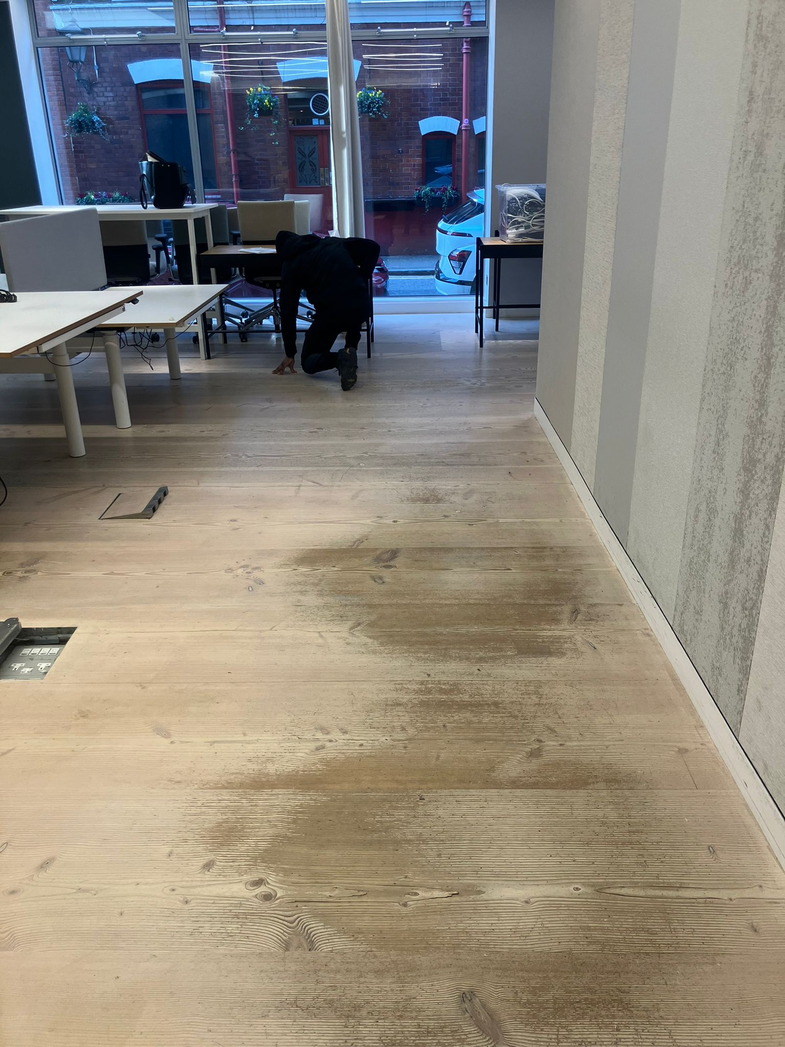 Damaged timber from chairs and tables, before any work has commenced - Loughton Direct