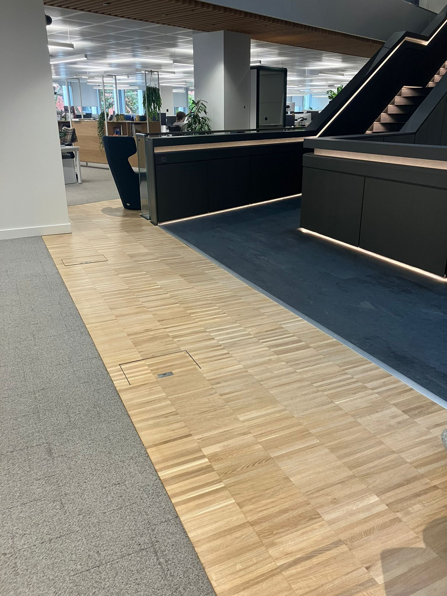 Loughton Contracts - Sanded and sealed timber floor with clear lacquer finish