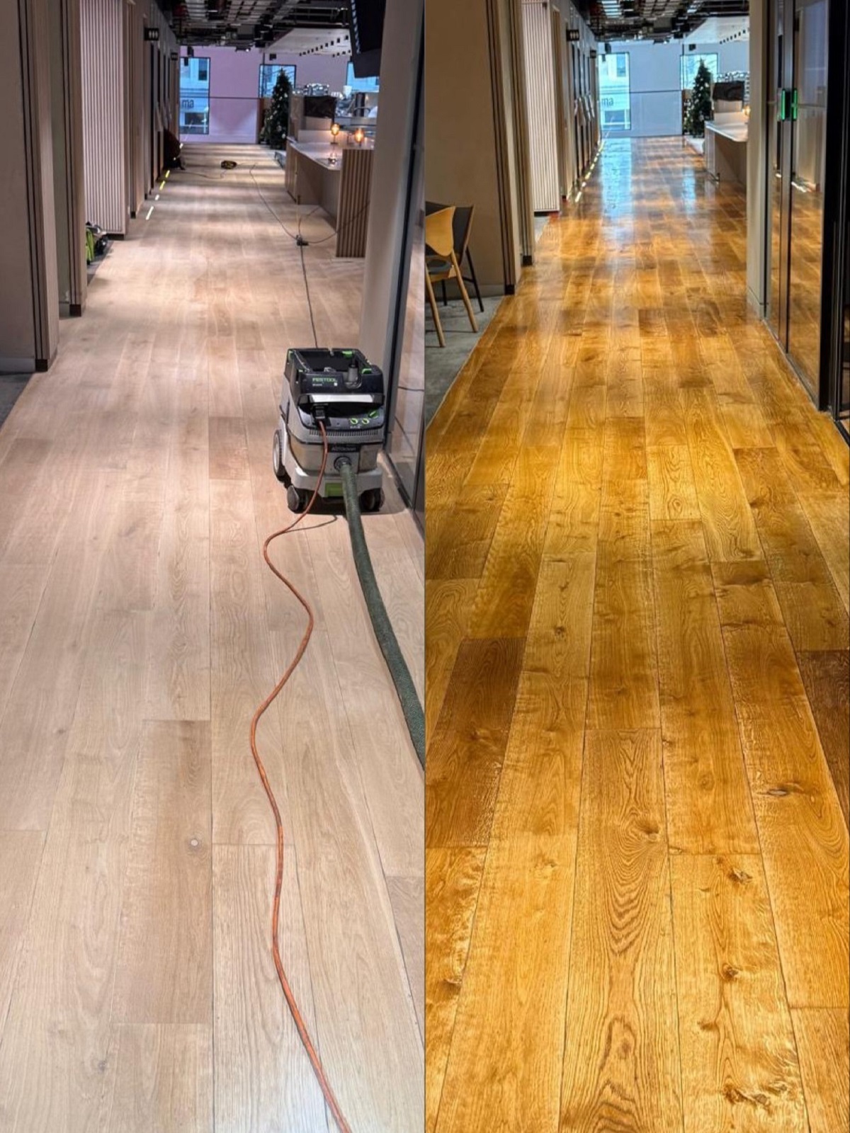 Before and after transformation - Loughton Direct