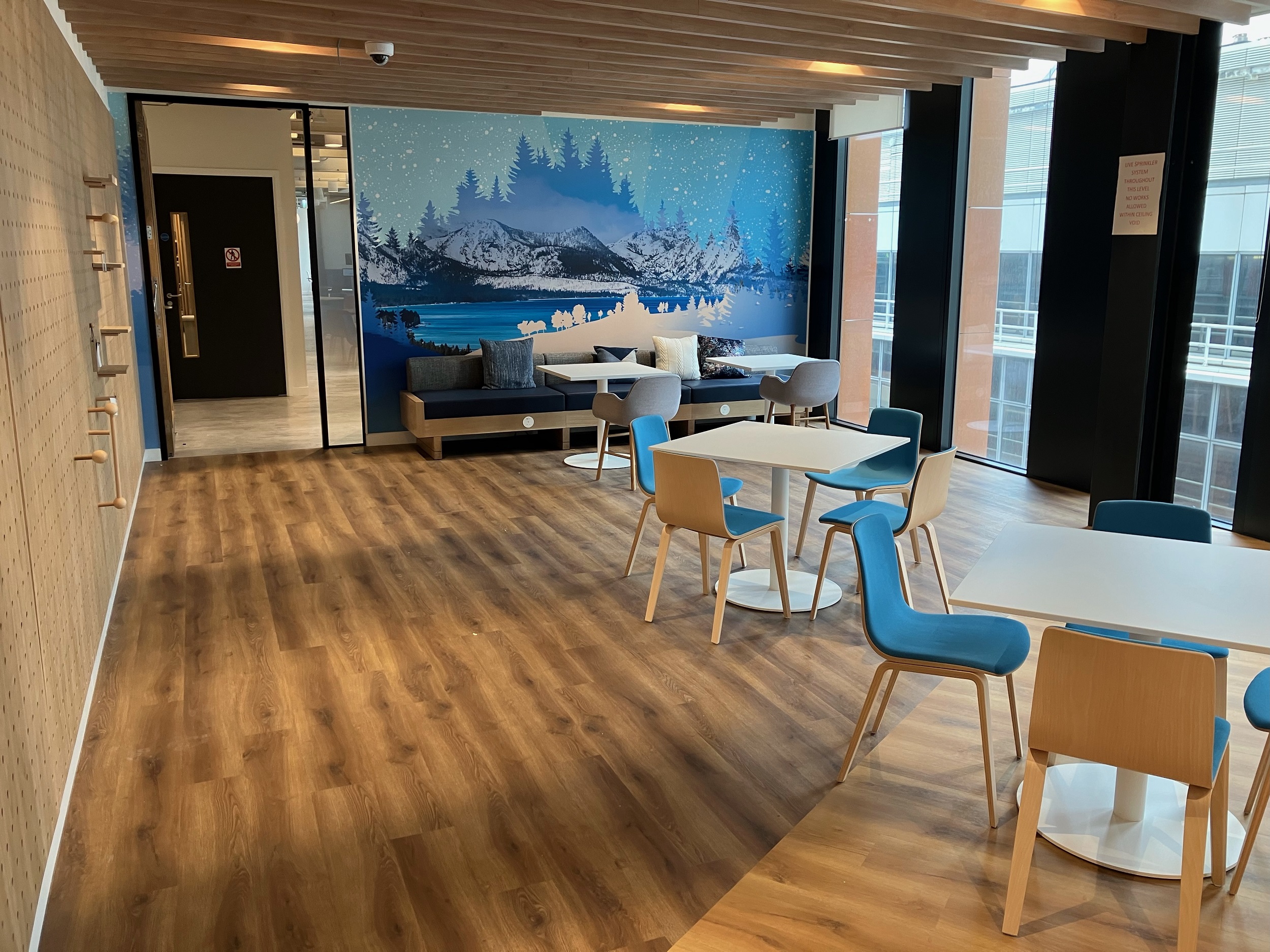 Loughton Contracts installed new LVT flooring from IVC Commercial to this new office space in London.